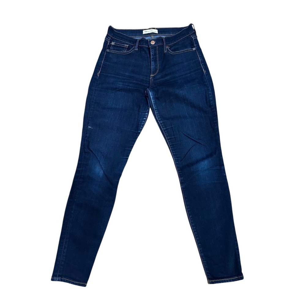 Gap 1969 Jeans Womens size 4 Reg True Skinny Stretch Med Wash LIGHT Fade